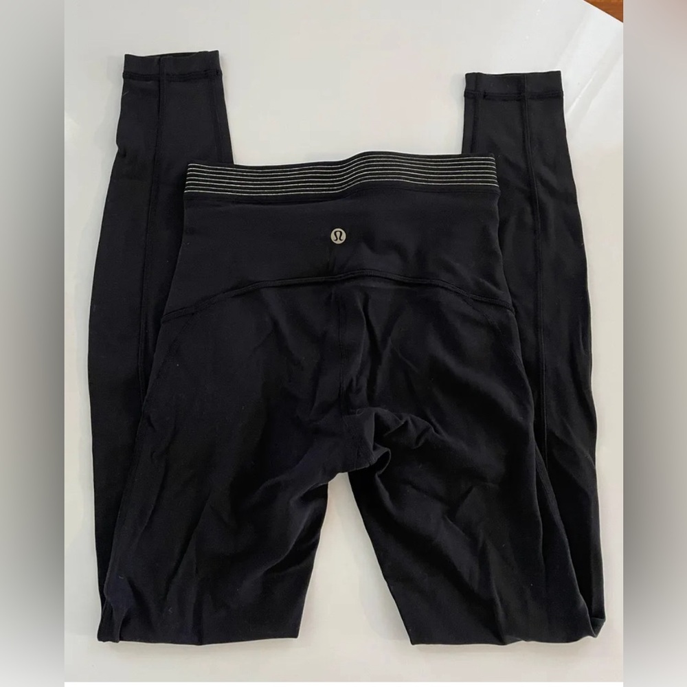 Lulu lemon principal dancer golden lining leggings size 2